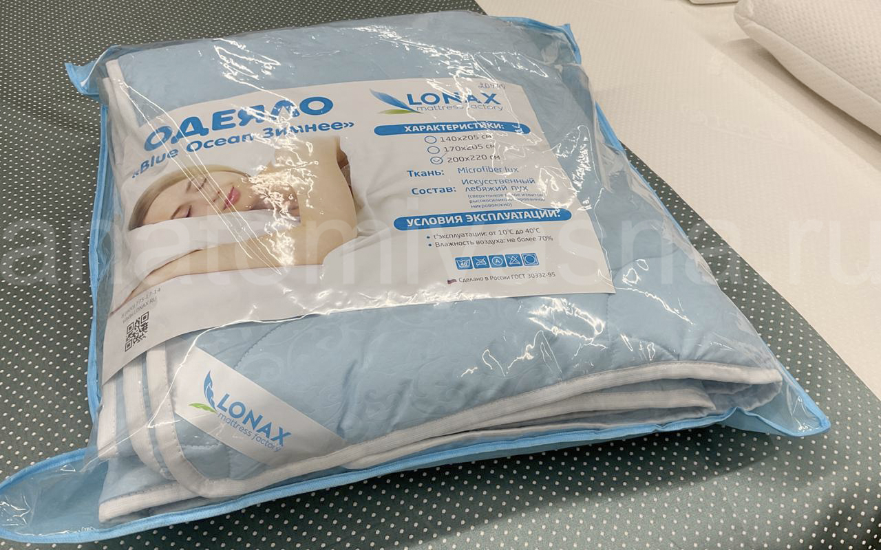 отзыв о Одеяло Lonax Blue Ocean зимнее